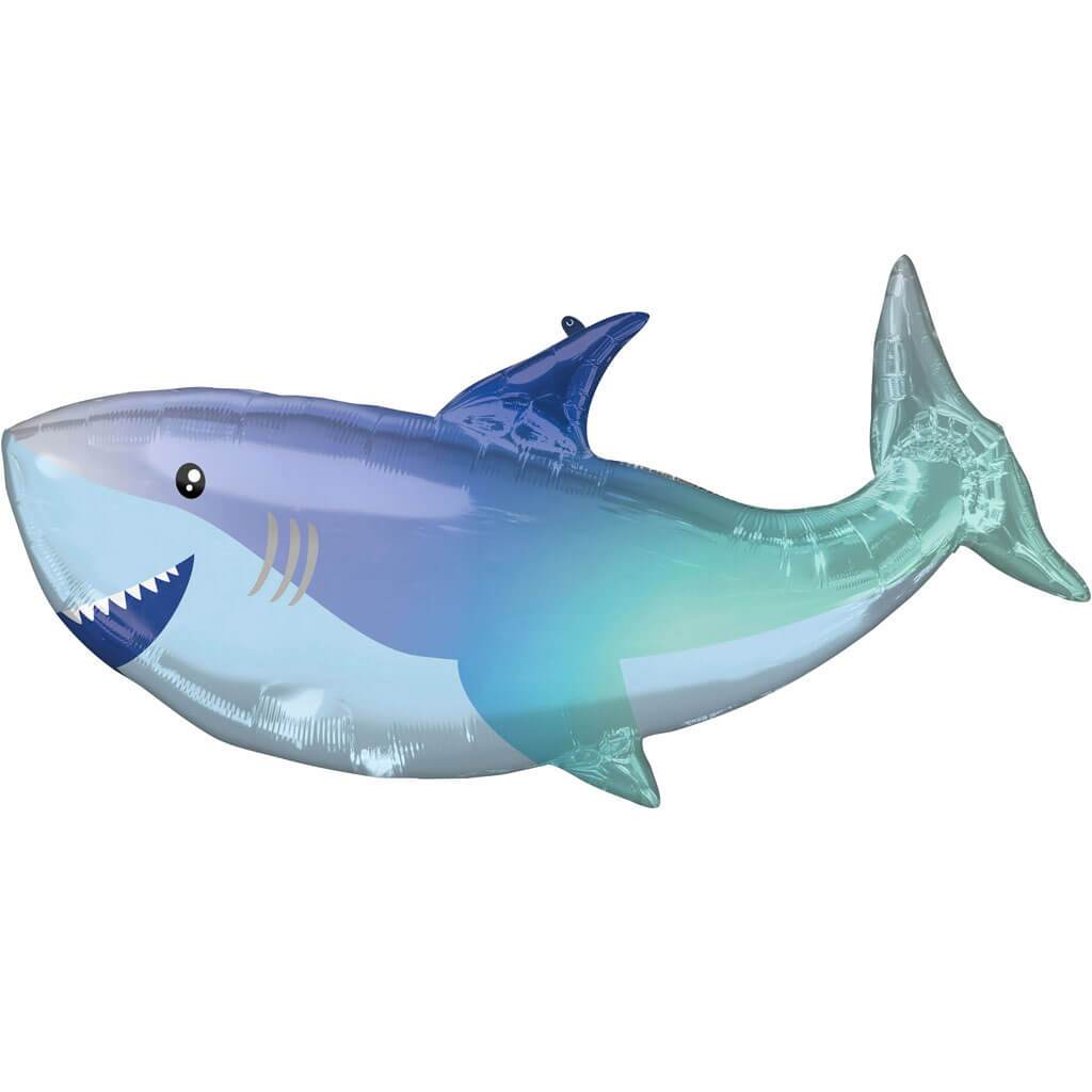 Shark Super Shape Foil Balloon, 38in