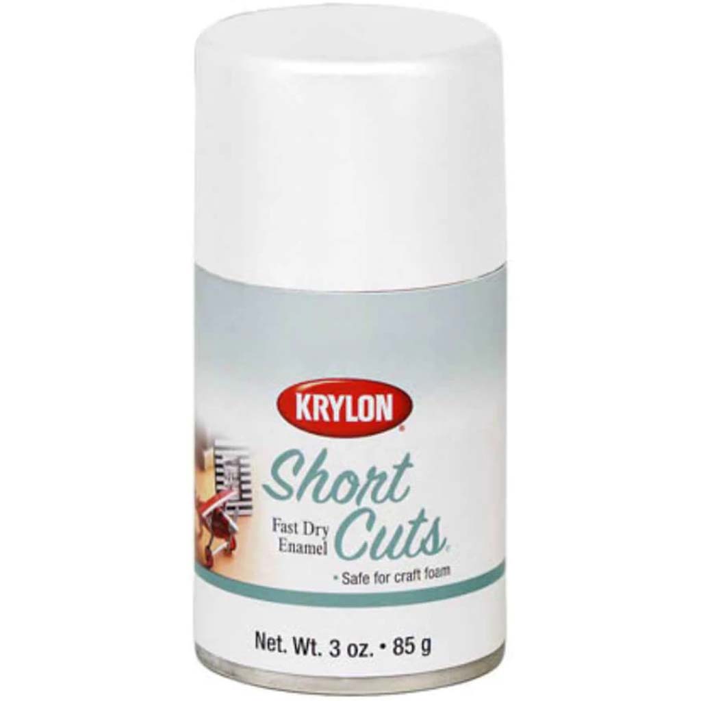 KRYLON SHORT CUT GLOSS WHITE 3OZ 