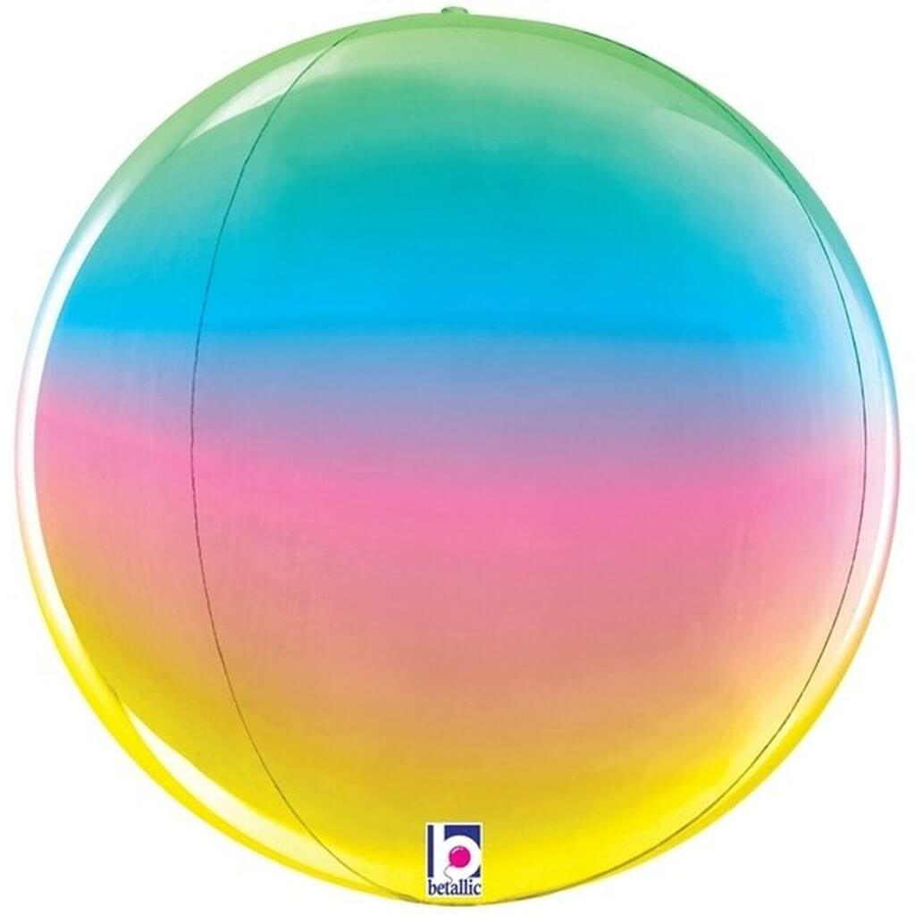 Globe Dimensionals Rainbow  Balloon, 16in