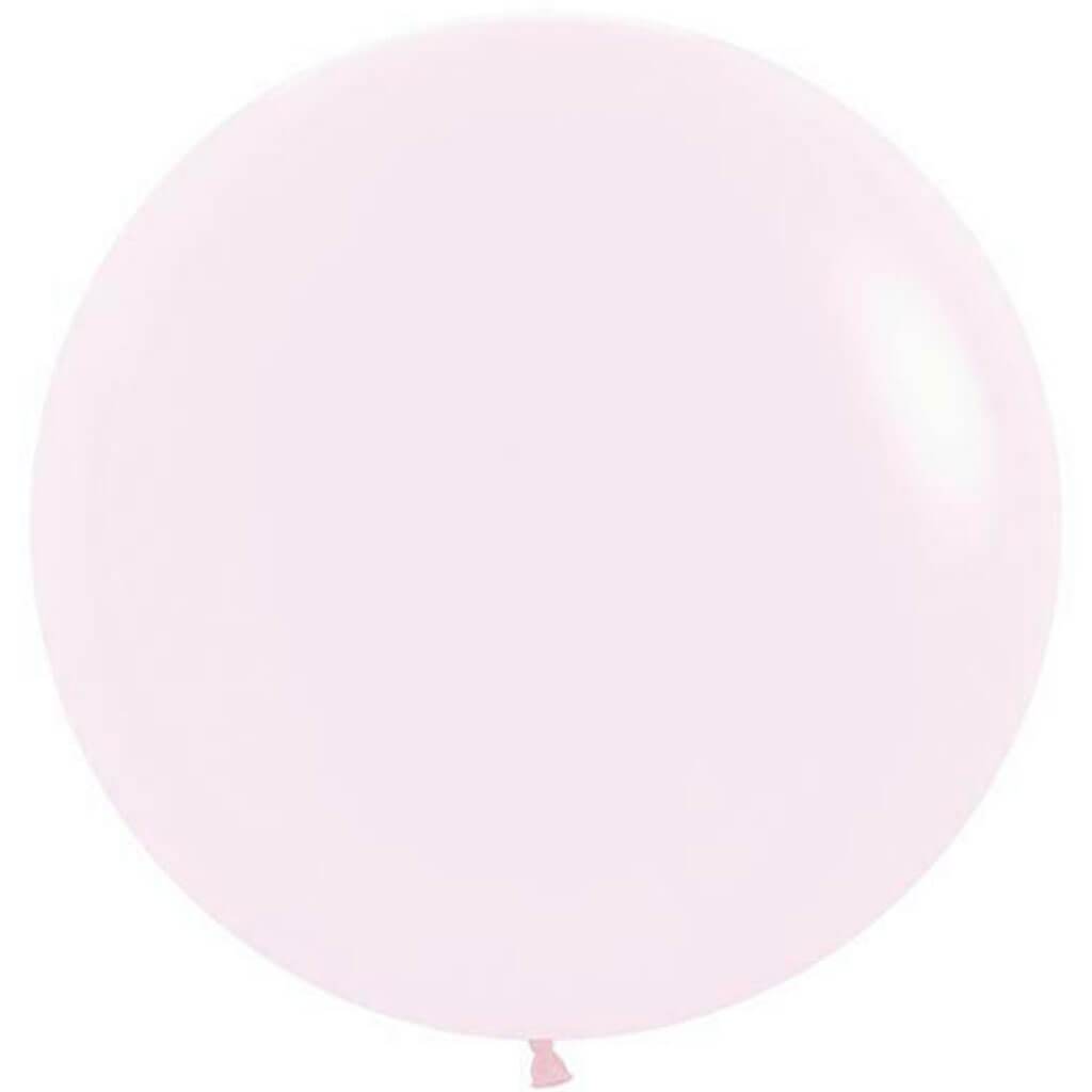 Pastel Matte Pink Latex Balloon, 24in