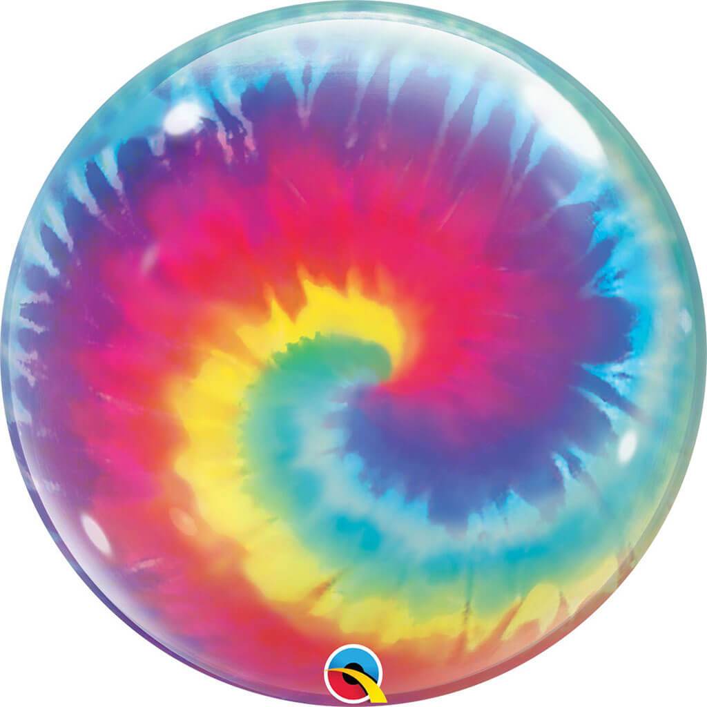 Tie Dye Swirls Bubble Balloon, 22in