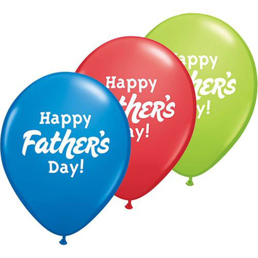 Happy Father's Day Latex Balloon, 11in
