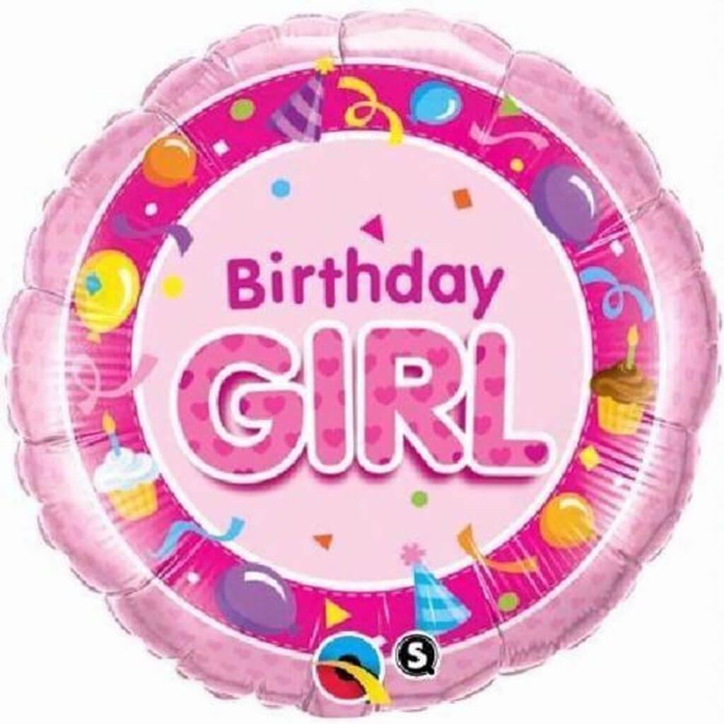 Birthday Girl Foil Balloon, 18in