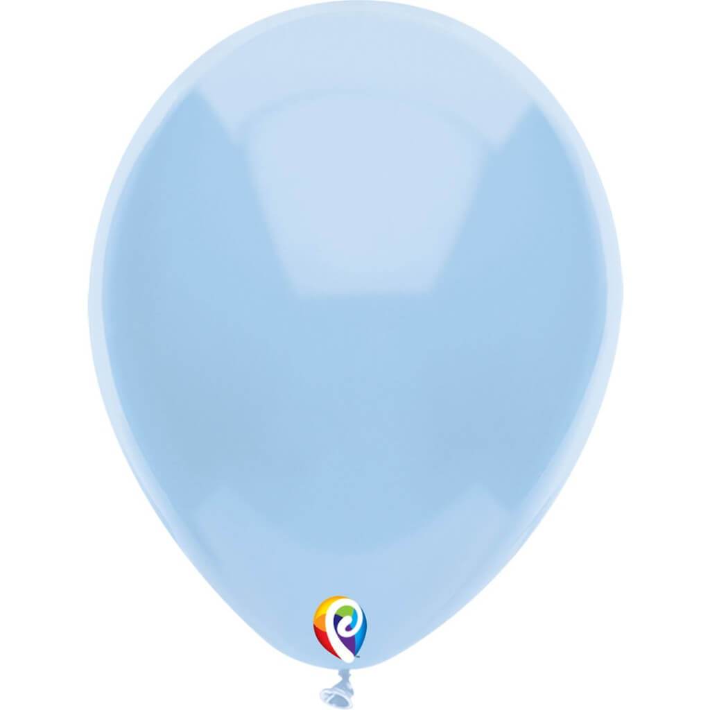 Latex Balloon Baby Blue, 12in