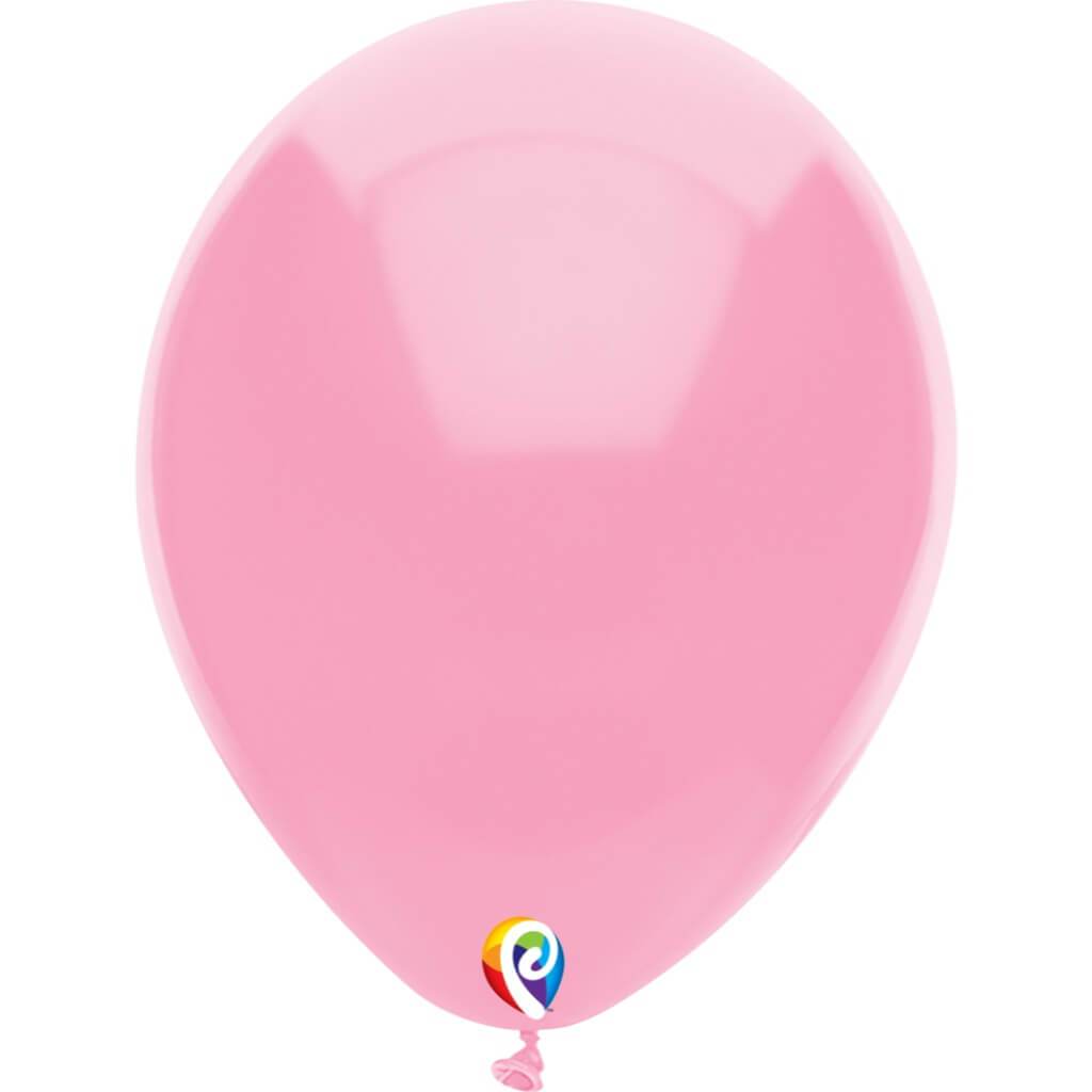 Latex Balloon Plain Pink, 12in