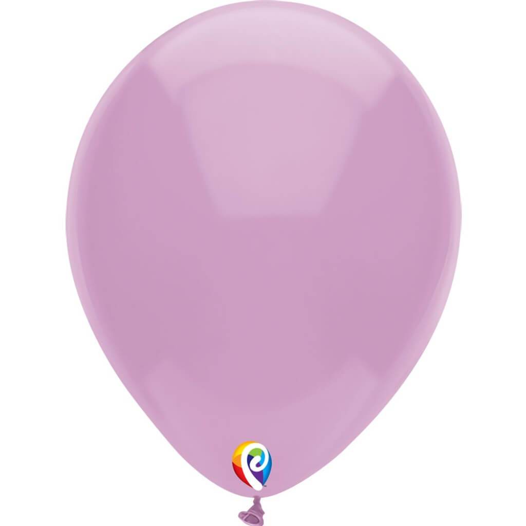 Latex Balloon Plain Lilac, 12in