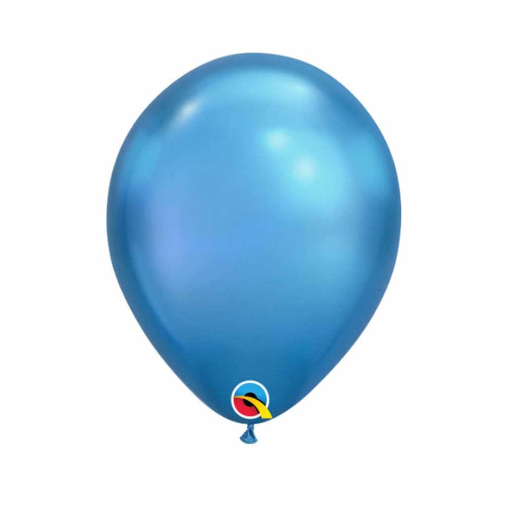 Latex Balloon Pearl Blue, 12in