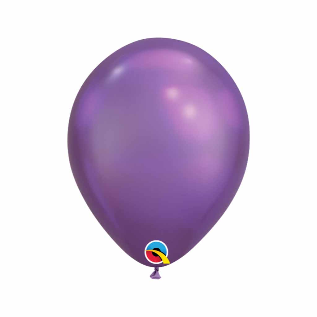Latex Balloon Pearl Purple, 12in