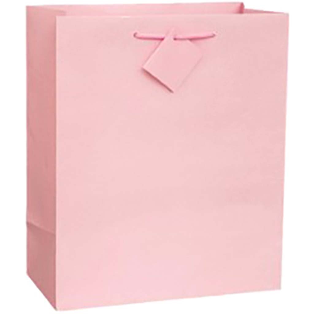 Solid Pastel Color Large Gift Bag Blue