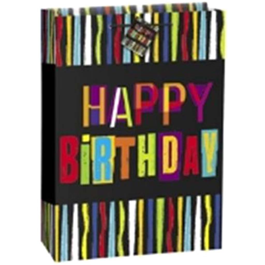 Gallant Birthday Jumbo Gift Bag Black