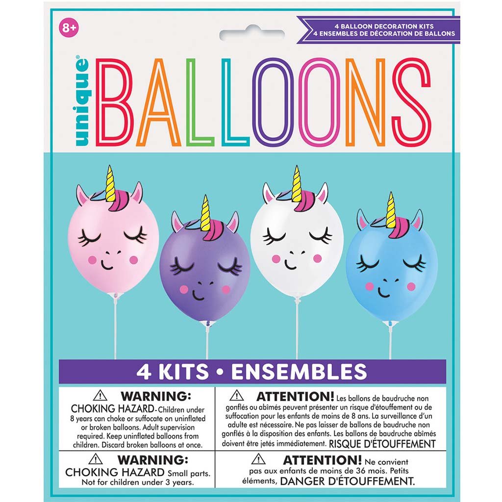 Unicorn Make Your Own Balloon Kit, 12in