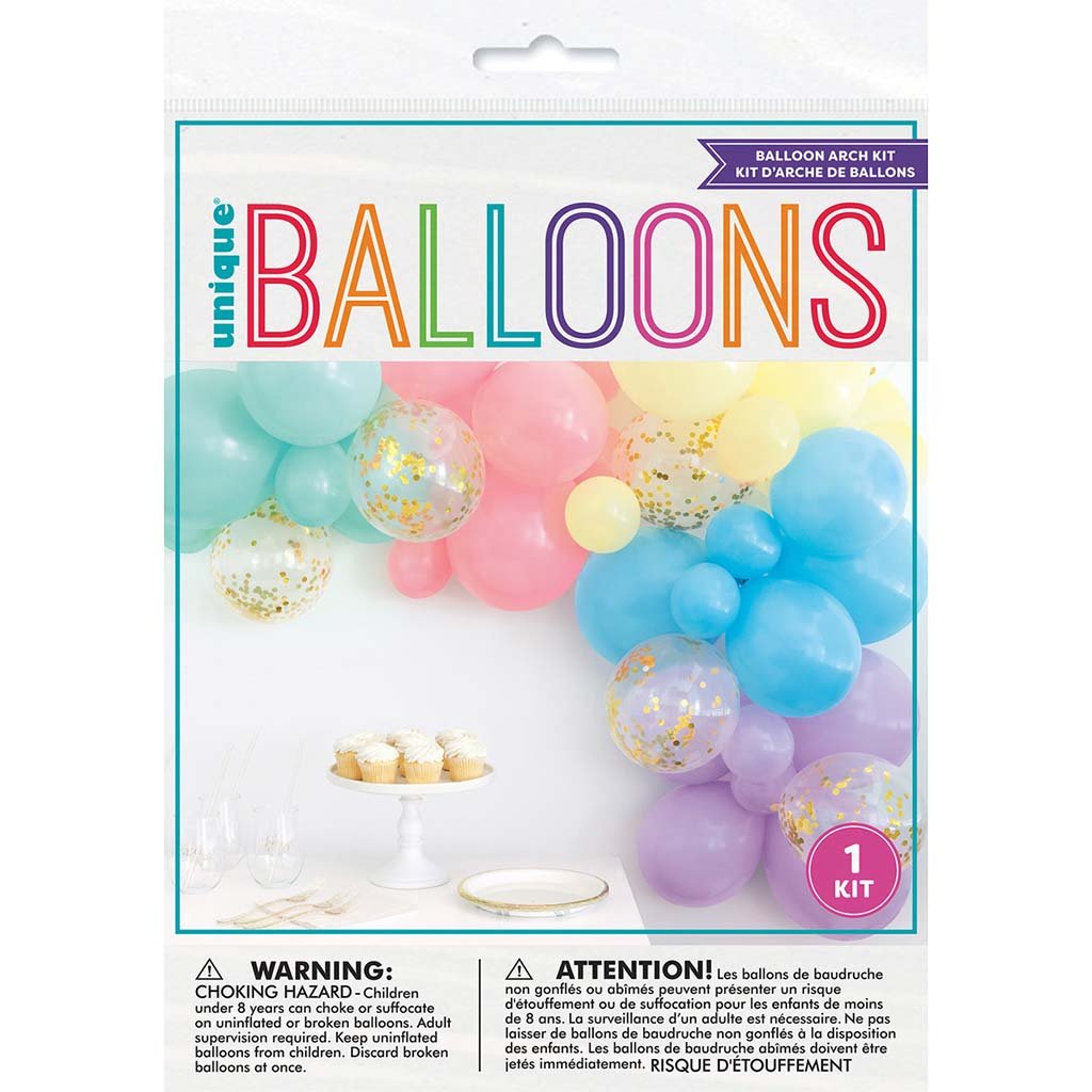 Pastel Balloon Arch Kit, 40pc