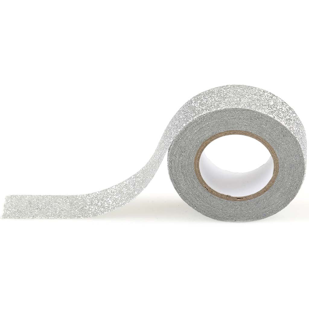 Silver Glitter Washi Tape