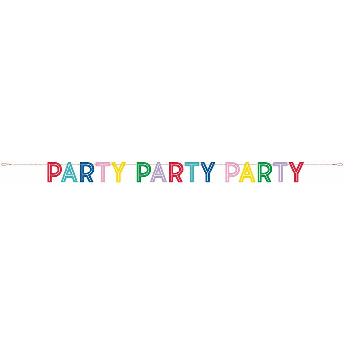 Colorful Party Letter Banner