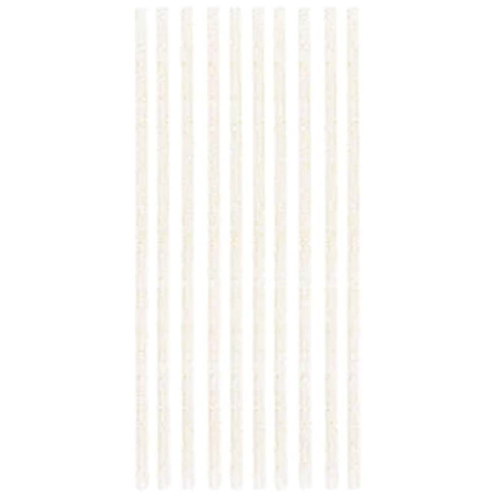 Gold Glitter Plastic Straws, 10ct