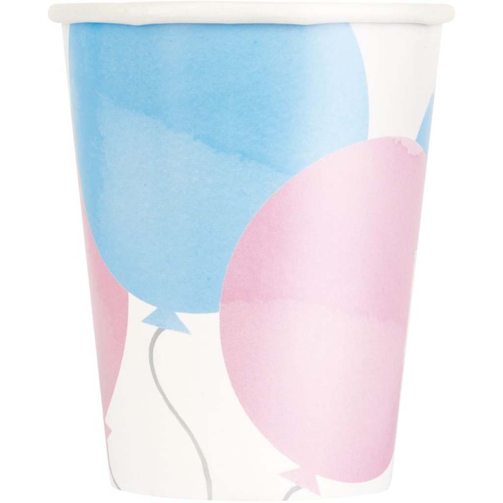 Gender Reveal Party Cups 9oz, 8ct