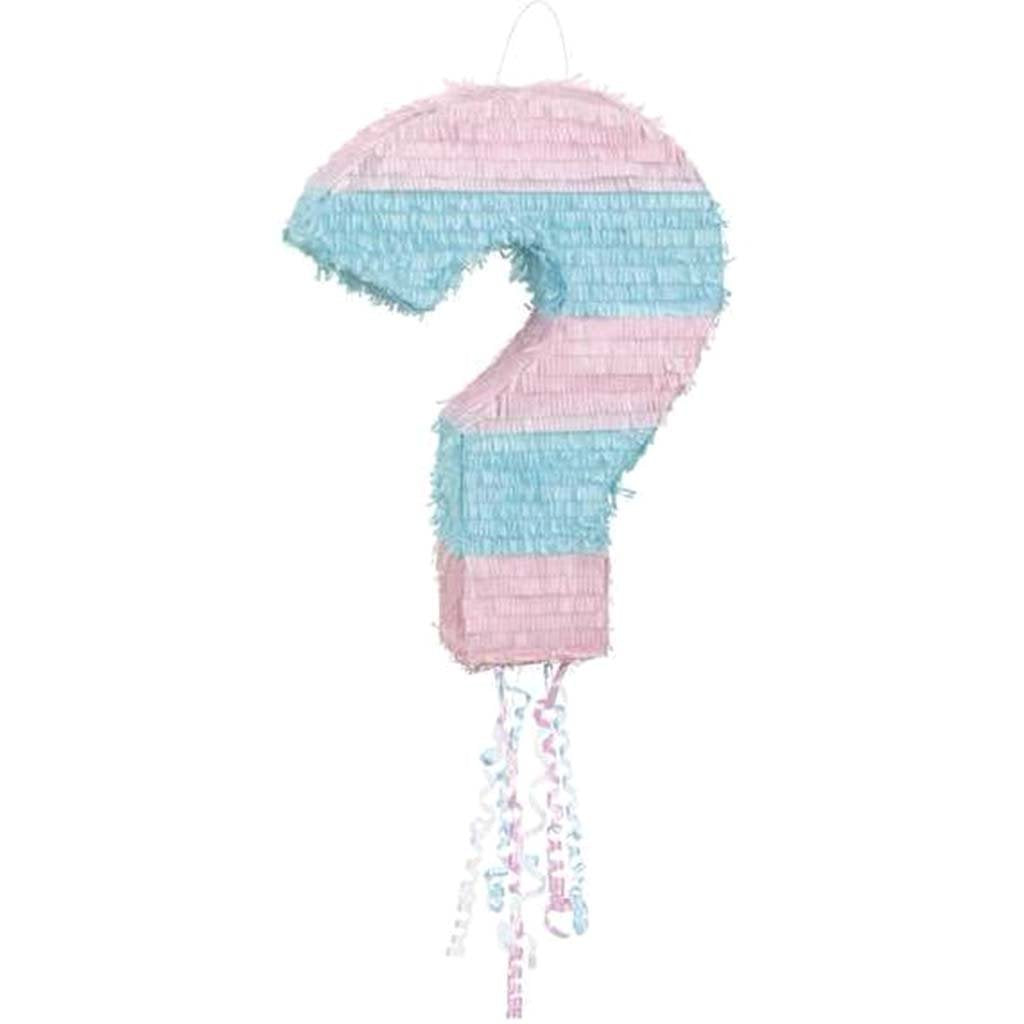 Gender Reveal Pull Pinata Question Mark