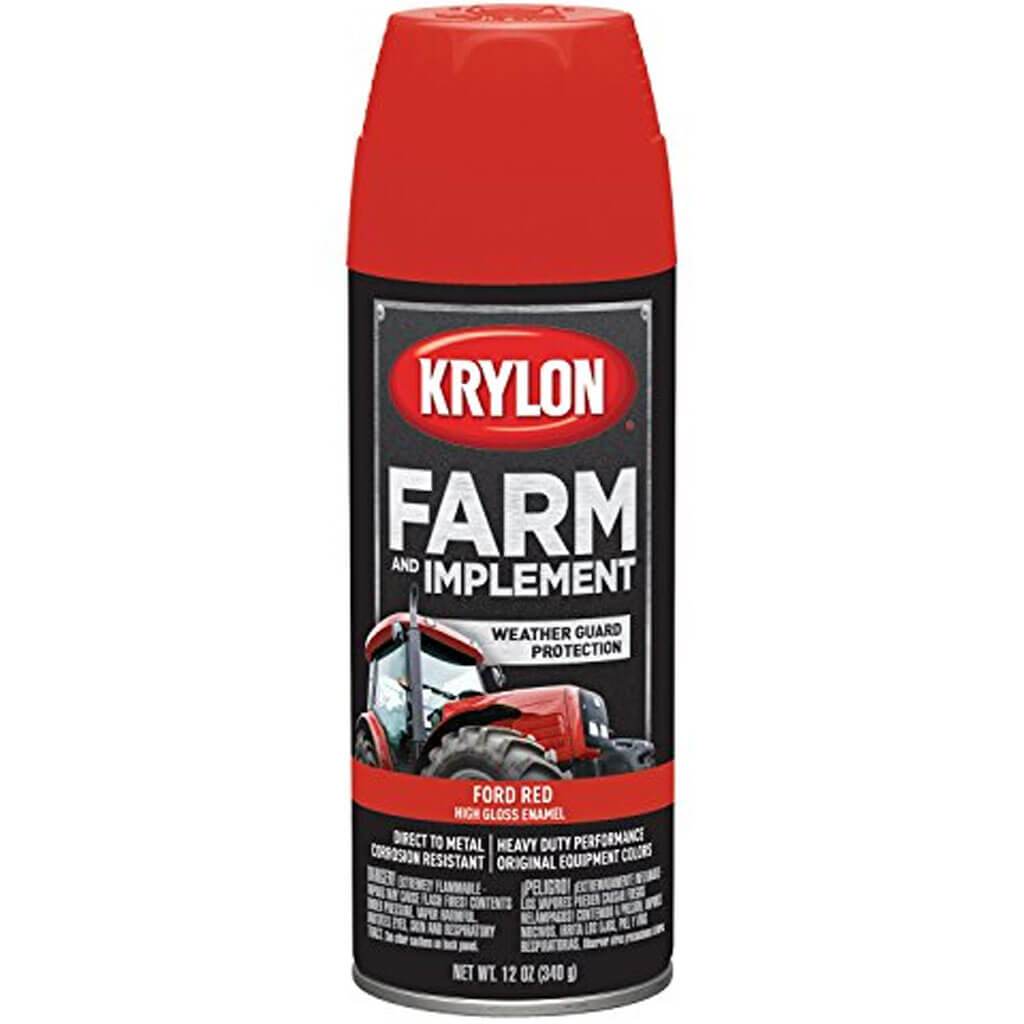 High Gloss Spray Paint 12oz Farm Ford Red