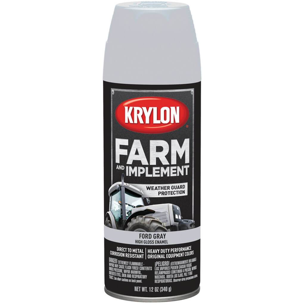 High Gloss Spray Paint 12oz Ford Gray