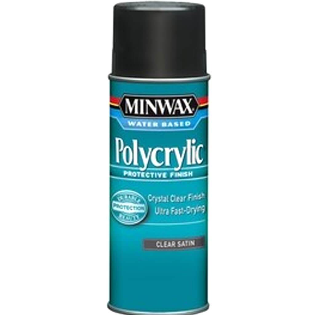 Polycrylic Clear Spray Aerosol Satin 11.5oz