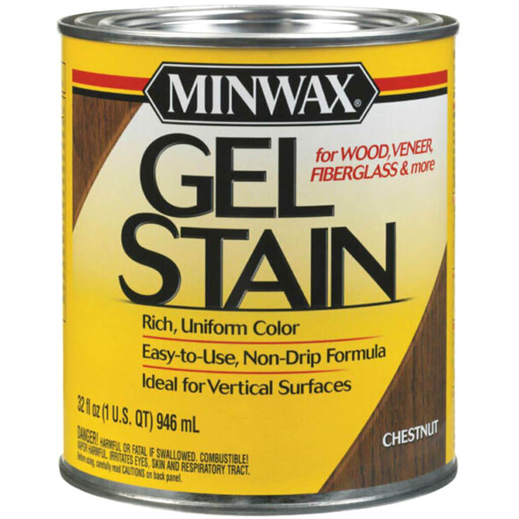 Stain Gel Interior Wood 1Quart Chestnut