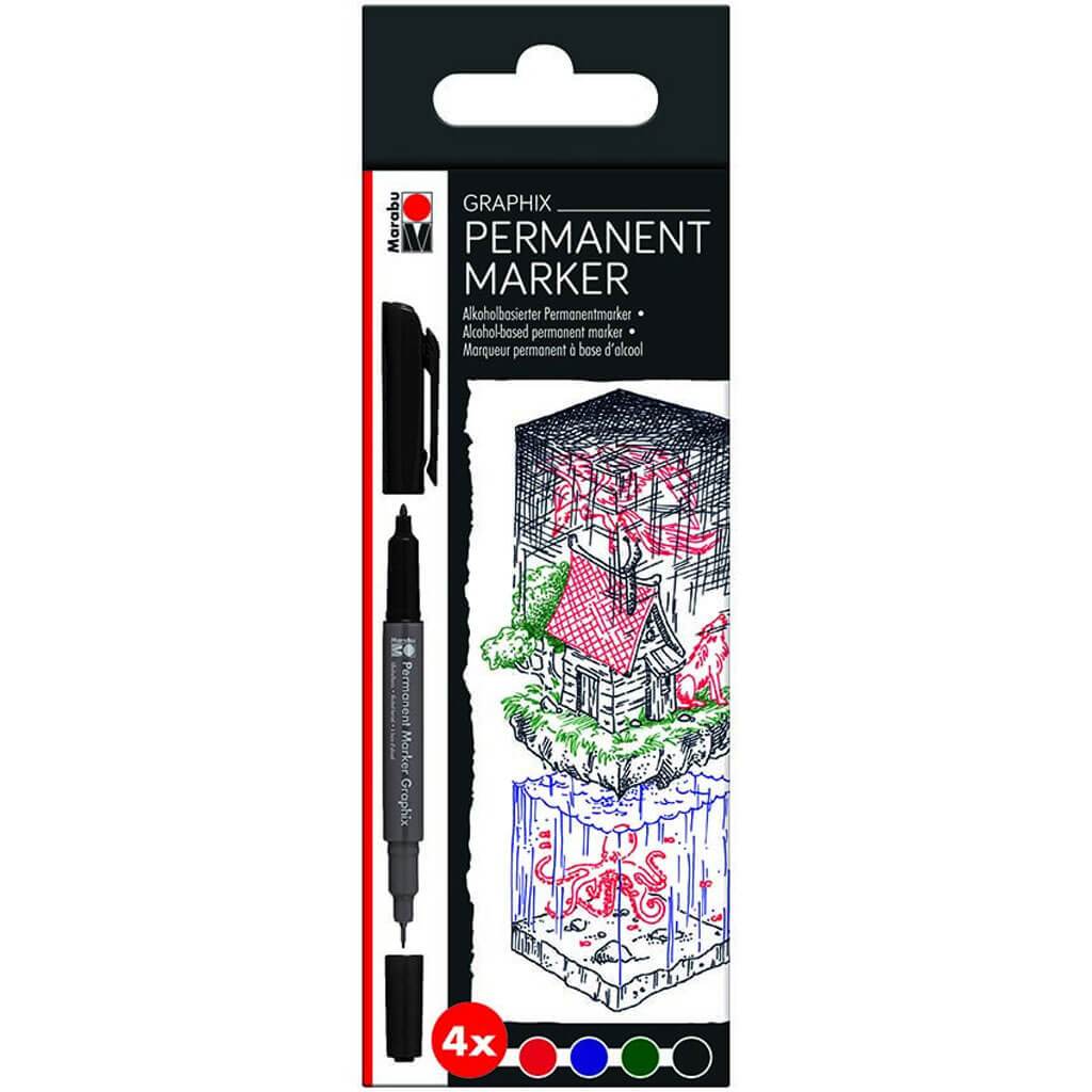 Graphix Permanent Marker Once Upon a Time Set of 4