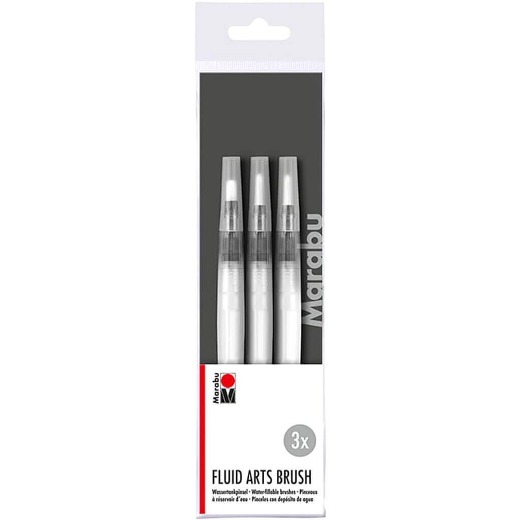 Fluid Arts Brush Set of 3