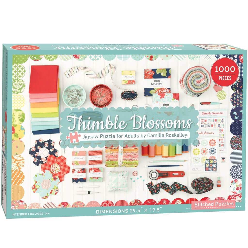 Jigsaw Puzzle 1000pc Thimble Blossoms