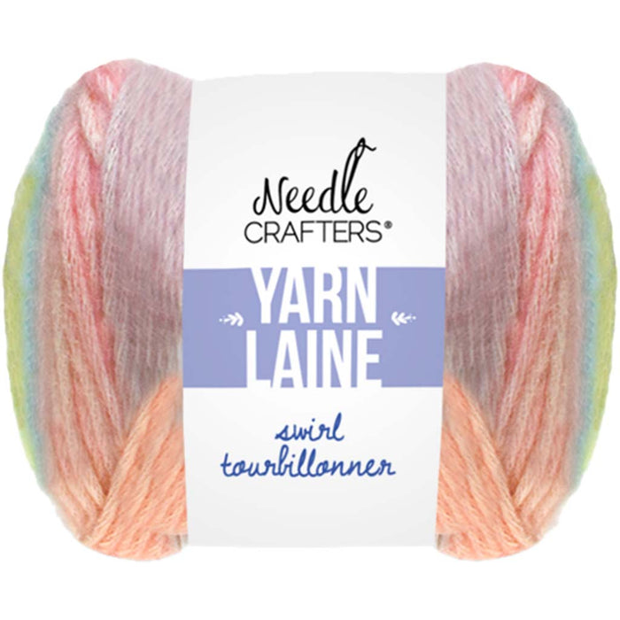Needlecrafters Acrylic Swirl Yarn Cotton Candy 50g