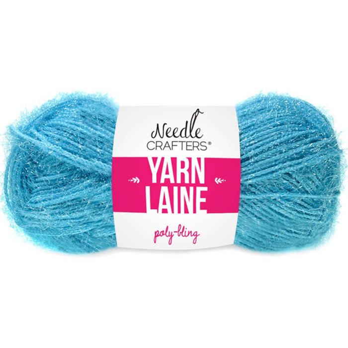 Needlecrafters Poly-Bling Yarn Ball 50g Electric Blue