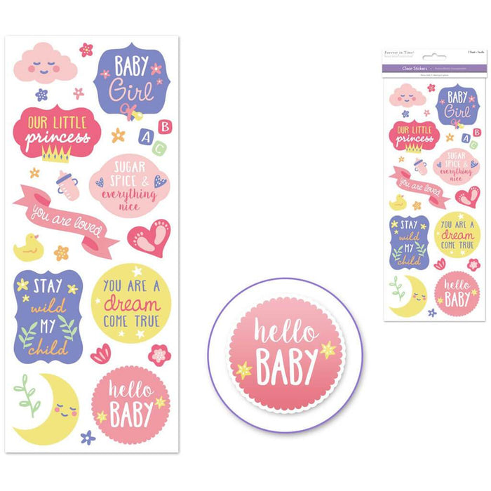 Classic Themes Photo Safe Baby Girl Clear