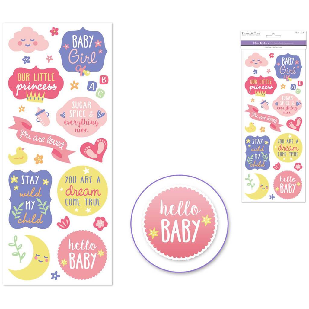 Classic Themes Photo Safe Baby Girl Clear