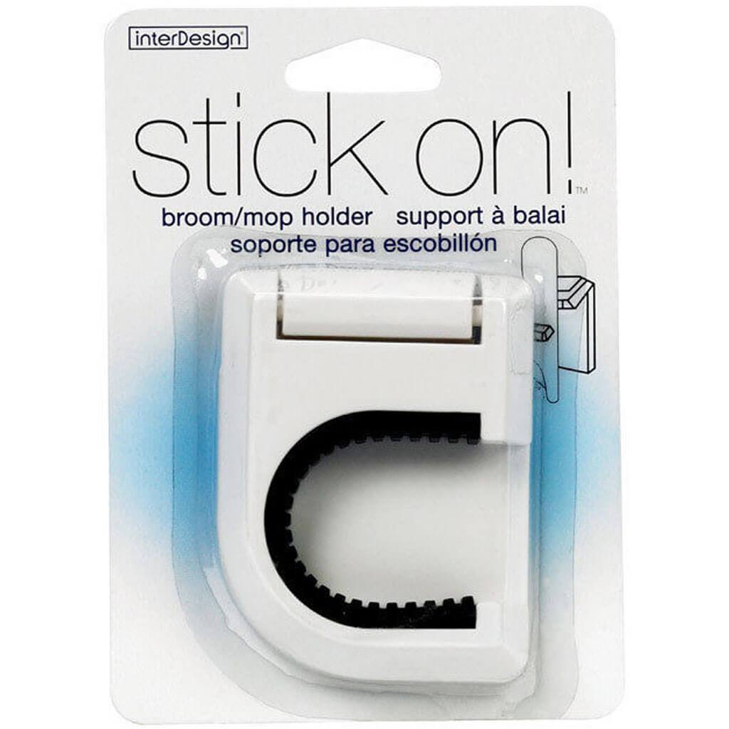 Broom/Mop Handle Hook White