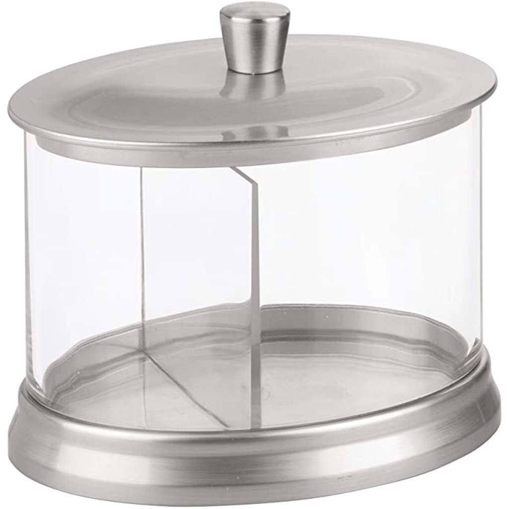 Gina Divided Canister Clear/Bronze