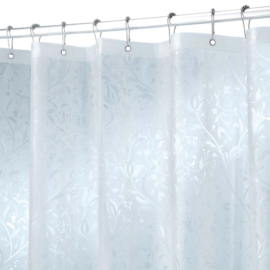 Floret Shower Curtain Frost