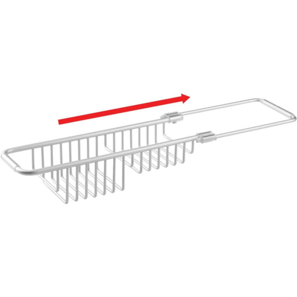 Metro Aluminum Sink Caddy Silver