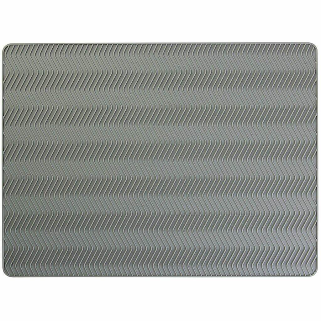 Silicone Chevron Drying Mat 16in x 12in