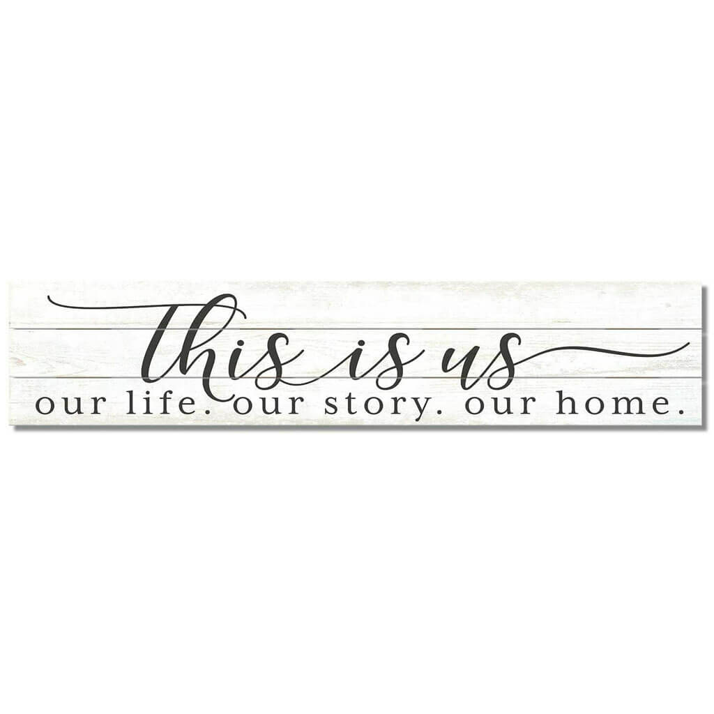 This is Us Decorative Pallet Wood Sign 36in x 7.5in