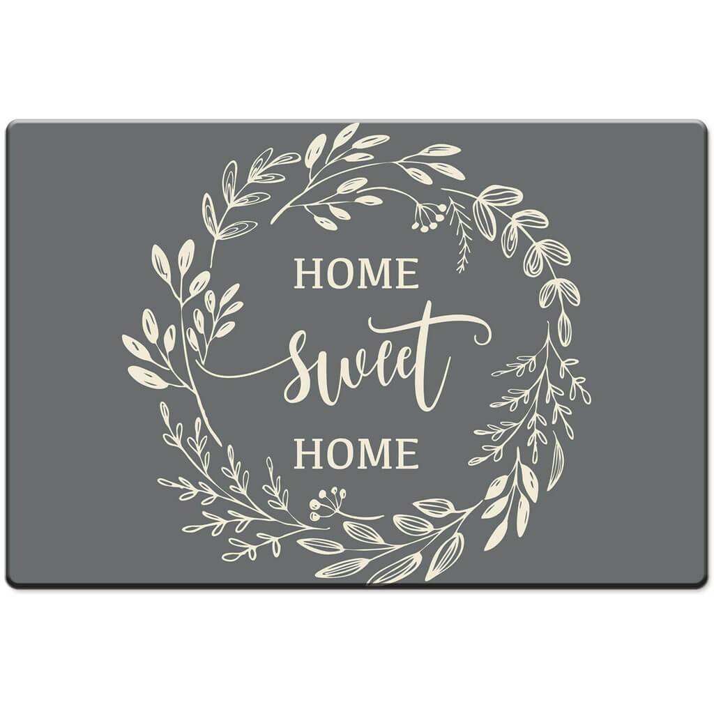 Home Wreath Floor Mat 30in x 20in