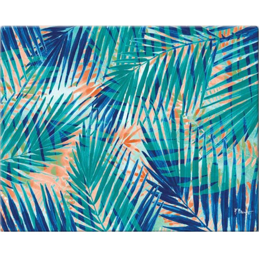 Glass Counter Saver 15in x 12in Miami Palm