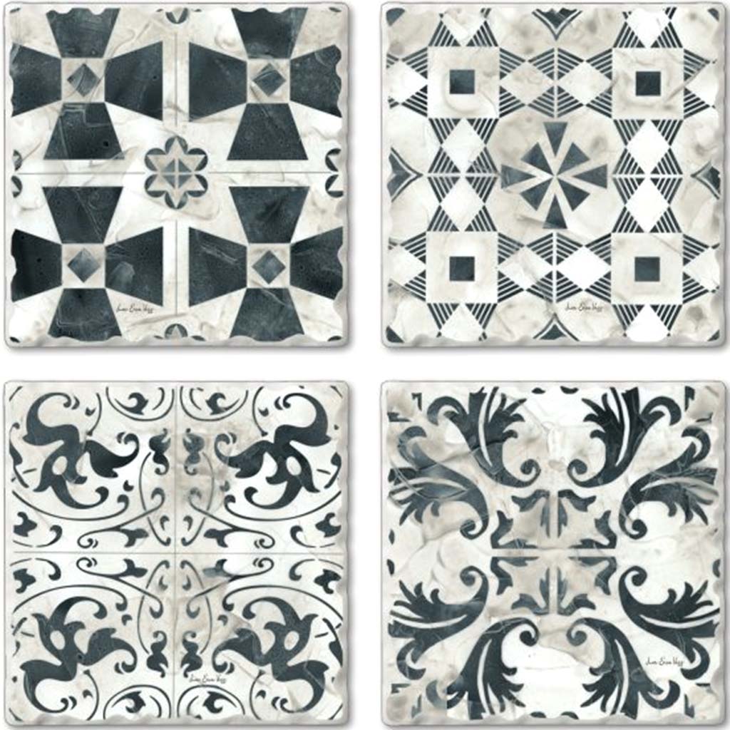 Image Coaster Set Natural Tiles