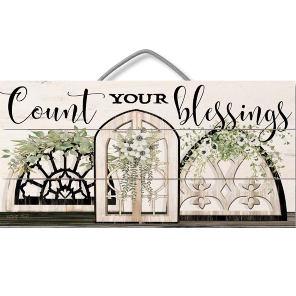Pallet Sign 12in x 6in Vintage Farmhouse