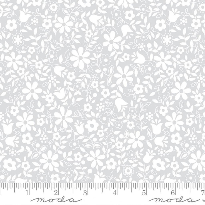 Whispers Flower Patch Zen Gray