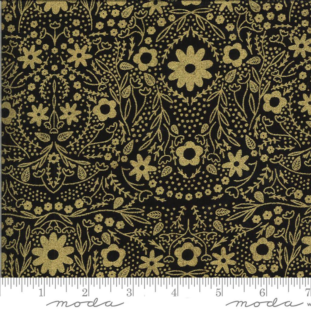 Dwell Possibility Gold Flower Metallic