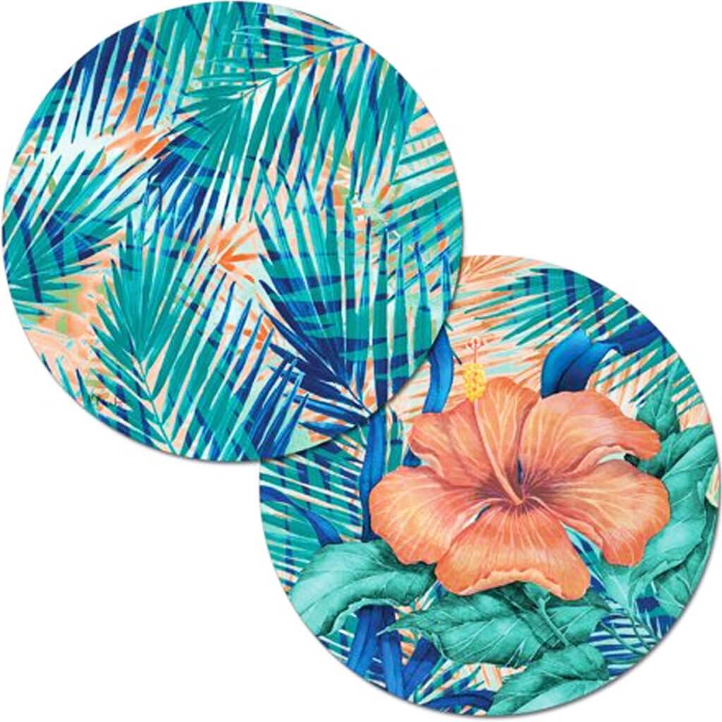 Round Placemat Miami Palm