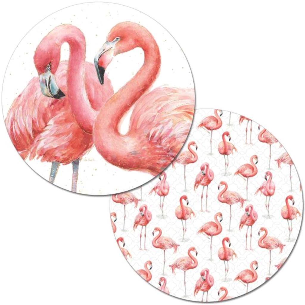 Round Placemat Gracefully Pink