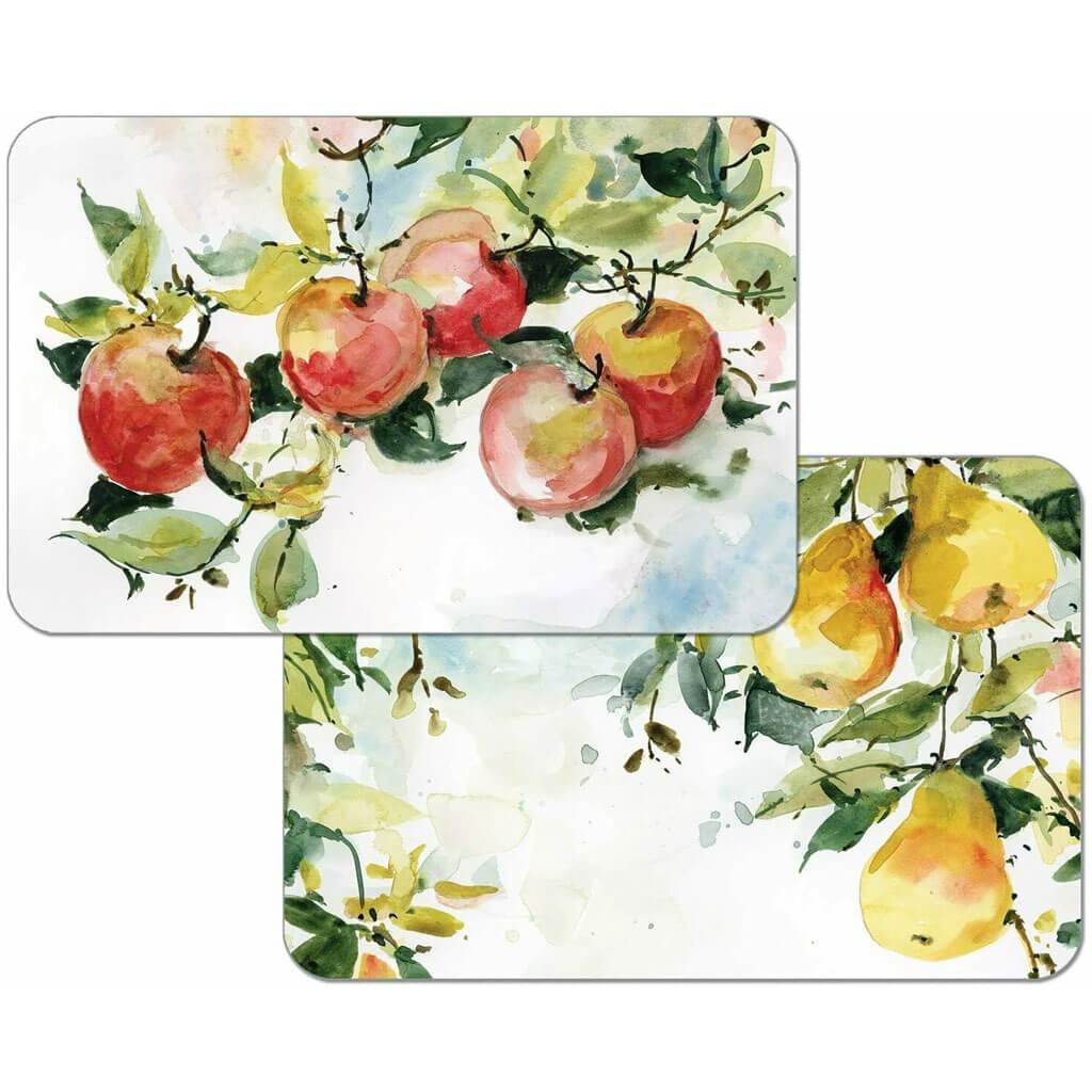 Easy Care Placemat Watercolor Fruit