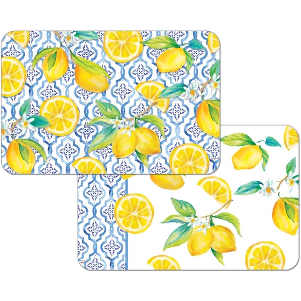 Plastic Placemat Lovely Lemons