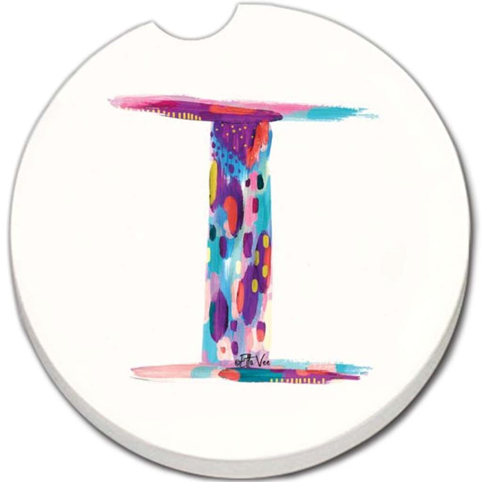 Car Coaster Hello Color Monogram I