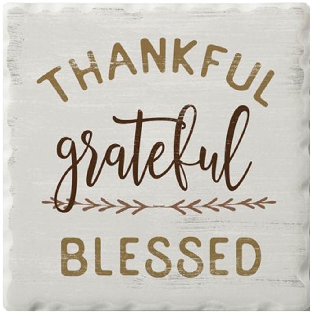 Simply Inspire Coaster Coaster Thankful Grateful